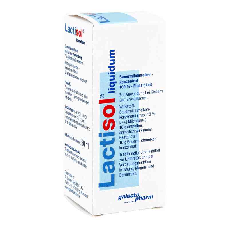 Lactisol krople 50 ml od Galactopharm Dr. Sanders GmbH & Co. KG. PZN 00603069