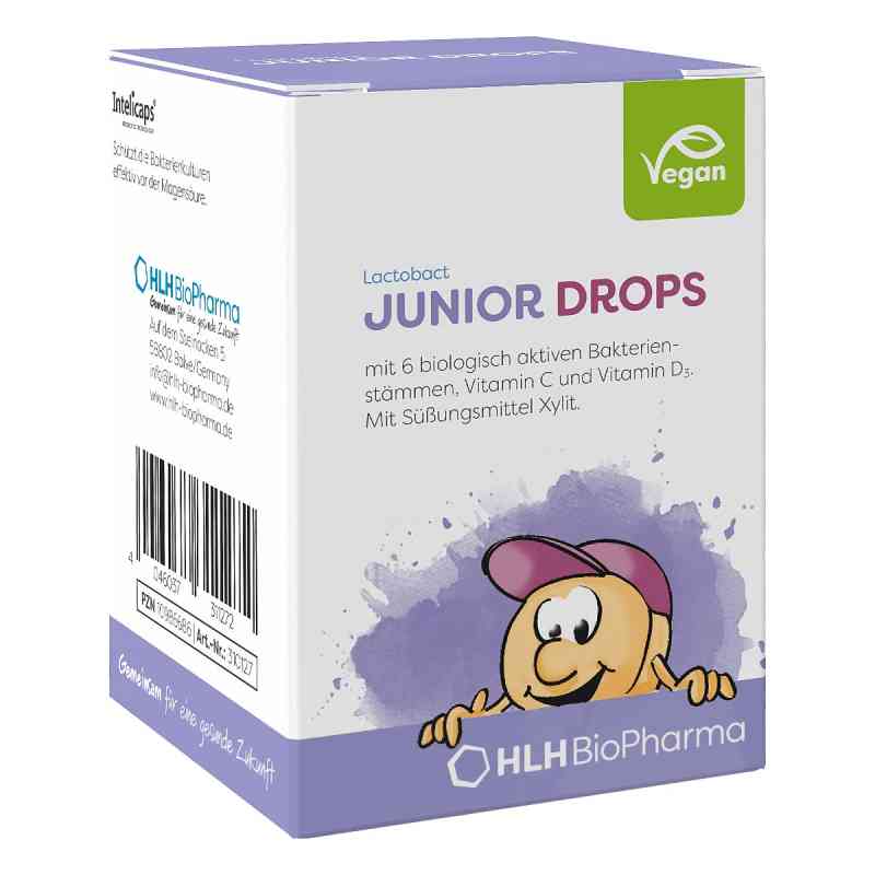 Lactobact Tabletki do ssania dla dzieci 60 szt. od HLH Bio Pharma Vertriebs GmbH PZN 10986686