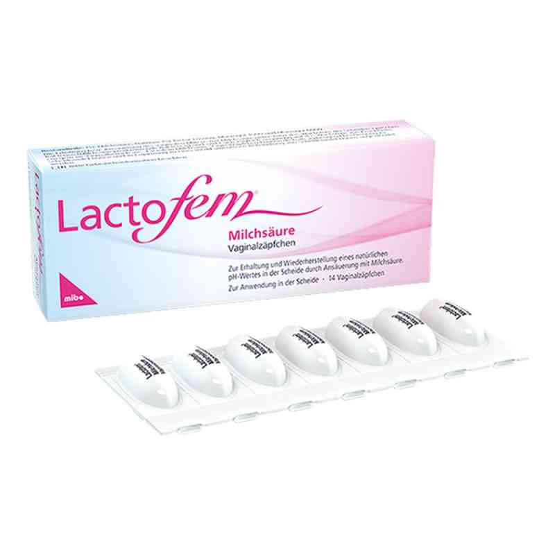 Lactofem Milchsäure czopki dopochwowe 14 szt. od MIBE GmbH Arzneimittel PZN 10078061