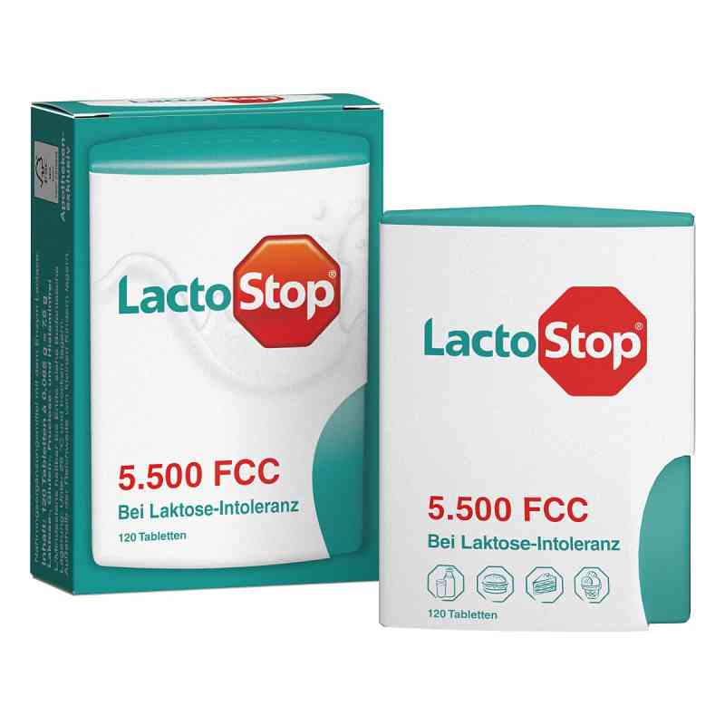 Lactostop 5.500 Fcc Tabletten Klickspender 120 szt. od Hübner Naturarzneimittel GmbH PZN 11578989