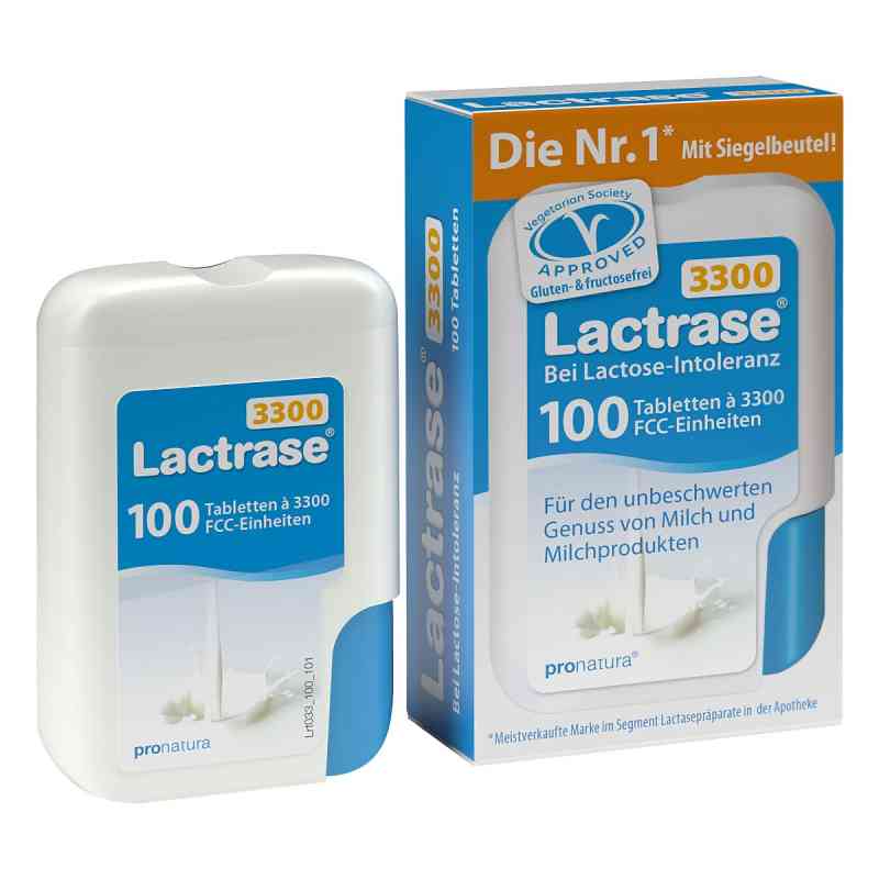 Lactrase 3.300 Fcc tabletki w dozowniku 100 szt. od Pro Natura Gesellschaft für gesu PZN 09545215