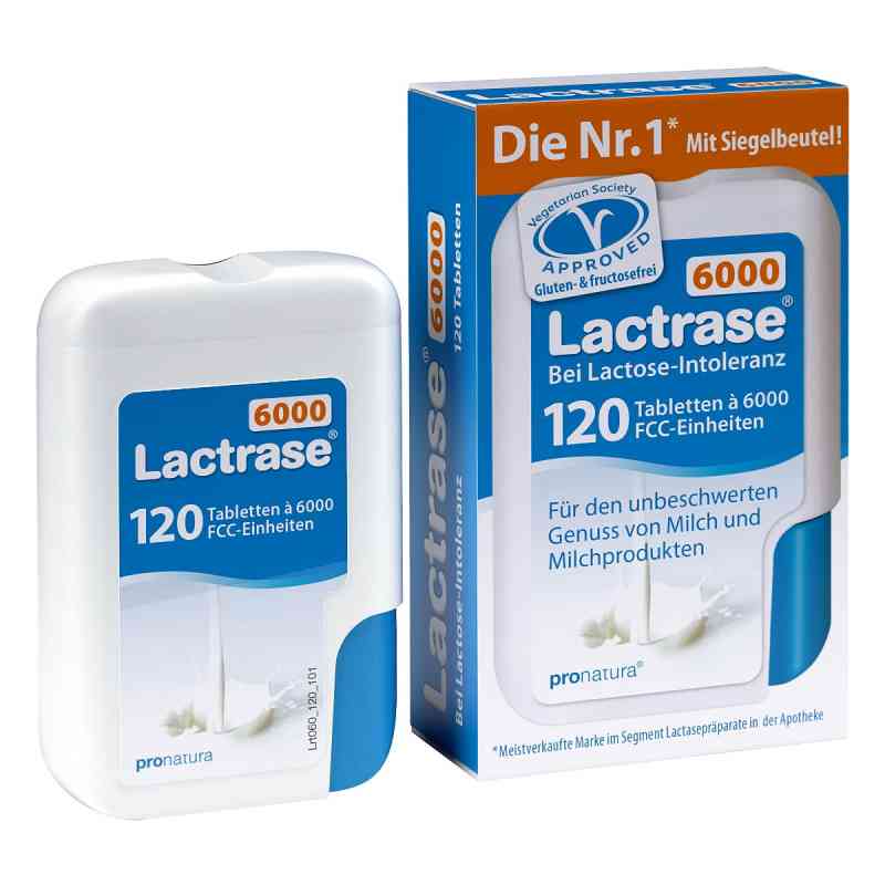 Lactrase 6.000 FCC tabletki 120 szt. od Pro Natura Gesellschaft für gesu PZN 10950139