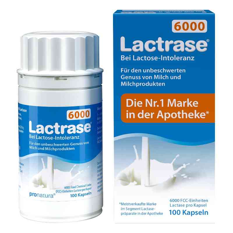 Lactrase 6000 kapsułki 100 szt. od Pro Natura Gesellschaft für gesu PZN 09545296