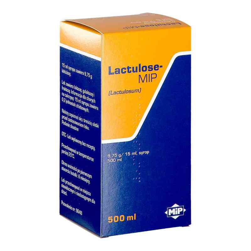 Lactulose-MIP syrop 500 ml od CHEPHASAAR CHEM-PHARM.FABRIK G.M.B.H. PZN 08301812