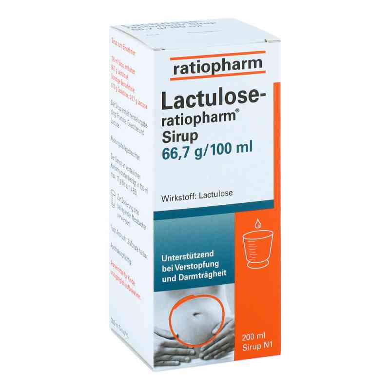 Lactulose ratiopharm Sirup 200 ml od ratiopharm GmbH PZN 04916859