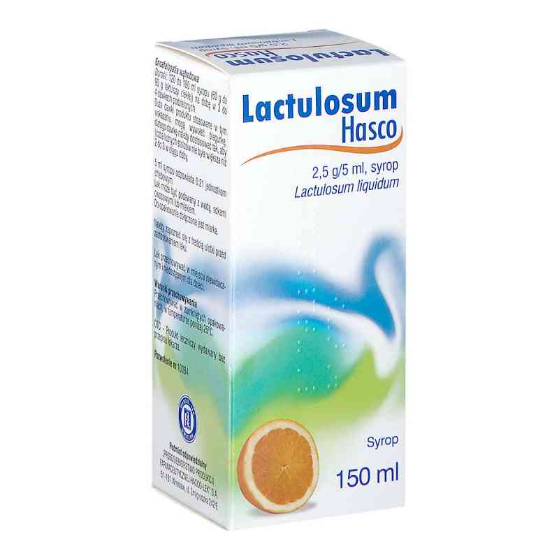 Lactulosum HASCO syrop 150 ml od PRZEDSIĘBIORSTWO PRODUKCJI FARMACEUTYCZNEJ HASCO-L PZN 08301841