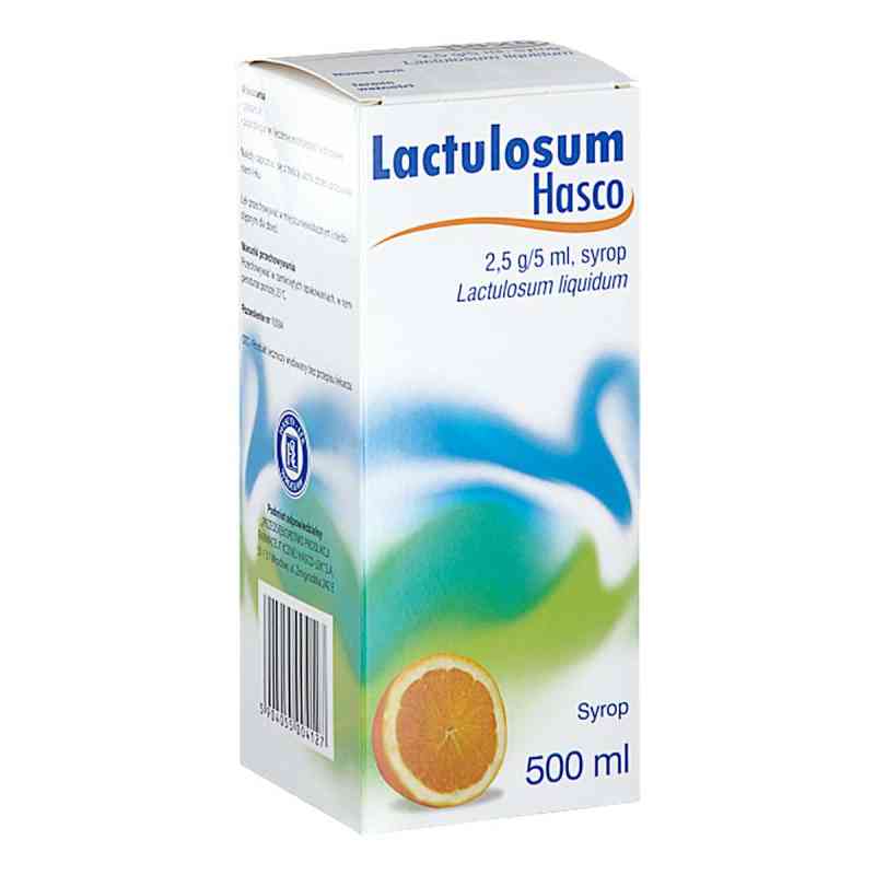 Lactulosum Hasco syrop 500 ml od PRZEDSIĘBIORSTWO PRODUKCJI FARMACEUTYCZNEJ HASCO-L PZN 08305209