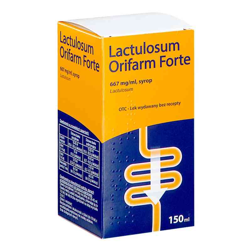 Lactulosum Orifarm Forte syrop 150 ml od ORIFARM MANUFACTURING POLAND SP. Z O.O. PZN 08303867