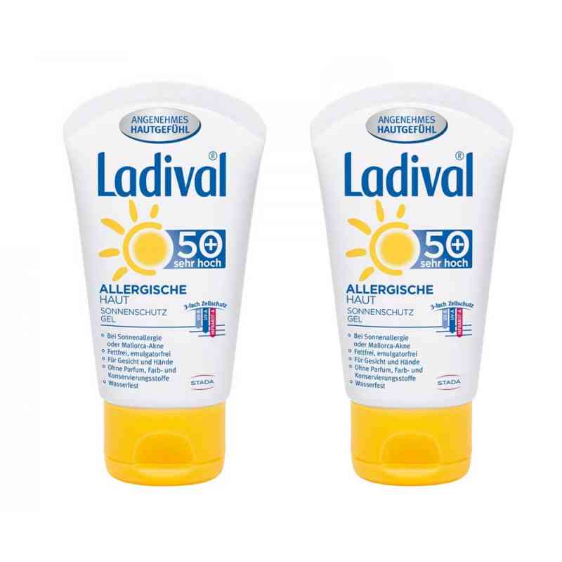 Ladival allergische Haut Gel Lsf 50 50 ml  GRATIS Ladival allerg 2x50 ml od  PZN 08101466