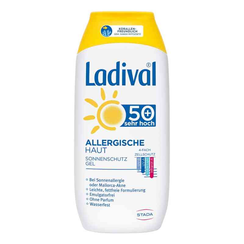 Ladival Żel przeciwsłoneczny dla skóry alergicznej, Lsf50+ 200 ml od STADA GmbH PZN 03520421