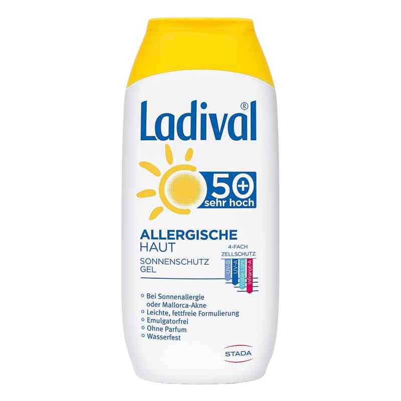 Ladival Żel przeciwsłoneczny dla skóry alergicznej, SPF50+ 200 ml od STADA Consumer Health Deutschlan PZN 03520421