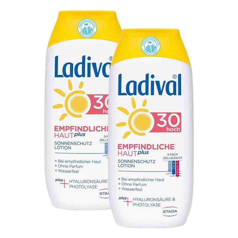 Ladival empfindliche Haut Lotion Lsf 30 200 ml  GRATIS Ladival a 2x200 ml od STADA GmbH PZN 08101467