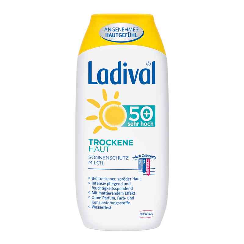 Ladival mleczko ochronne do skóry suchej SPF50+ 200 ml od STADA Consumer Health Deutschlan PZN 11168501