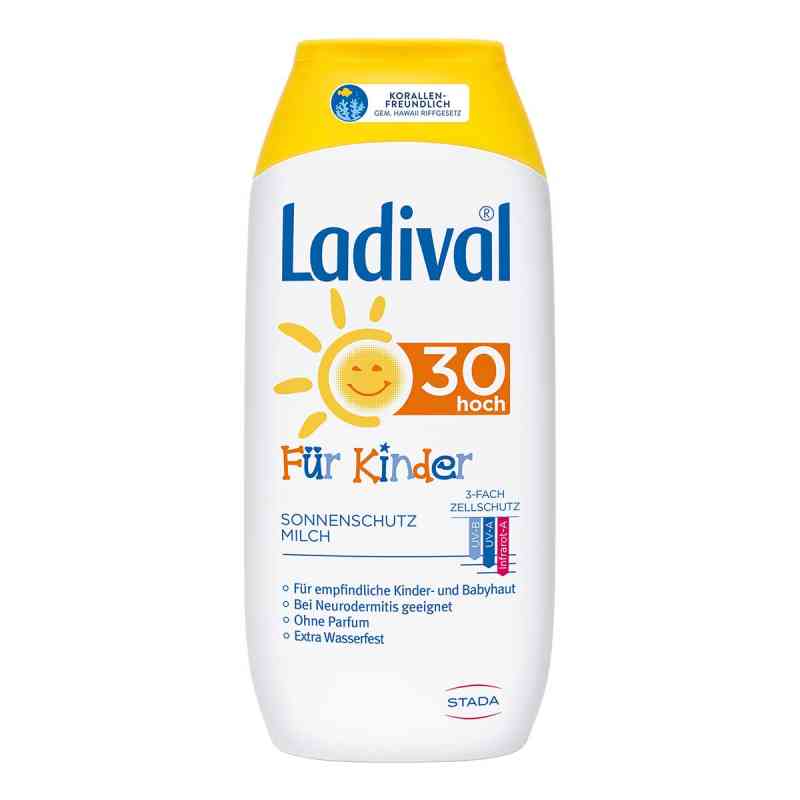 Ladival mleczko ochronne na słońce dla dzieci SPF 30 200 ml od STADA Consumer Health Deutschlan PZN 03376645