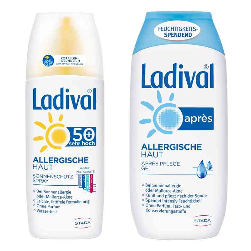 Ladival Sonnenschutzspray LSF 50 und Apres Gel  1 szt. od STADA Consumer Health Deutschlan PZN 08100925