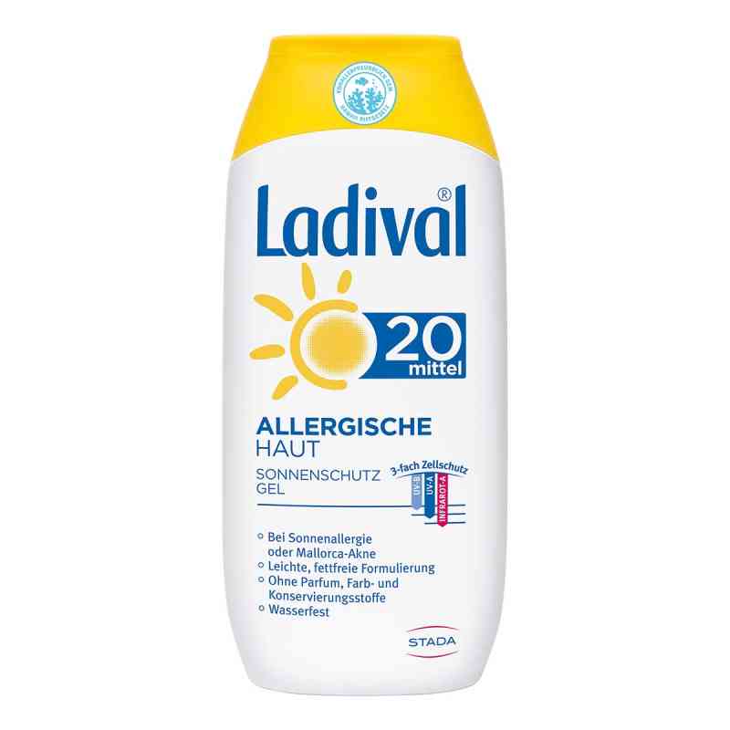 Ladival żel do skóry alergicznej z filtrem SPF20 200 ml od STADA Consumer Health Deutschlan PZN 03373463