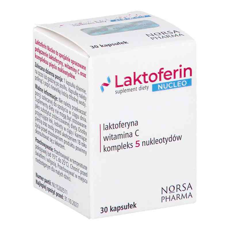 Laktoferin NUCLEO kapsułki 30  od NORSA PHARMA SP. Z O.O. PZN 08306483