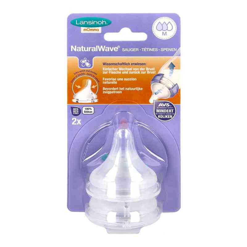 Lansinoh Naturalwave Sauger M 2 szt. od Lansinoh Laboratories Inc. Niederlassung Deutschla PZN 10272969