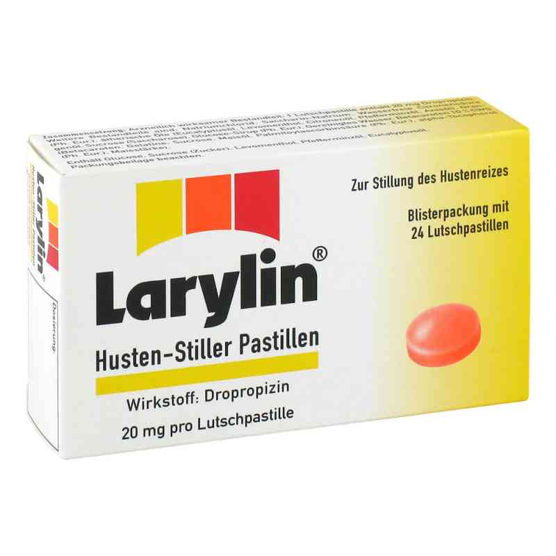 Larylin Husten Stiller Pastillen 24 szt. od ROBUGEN GmbH Pharmazeutische Fab PZN 04960257