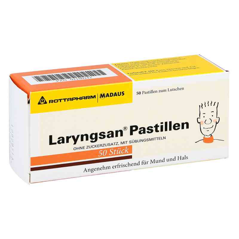 Laryngsan pastylki 50 szt. od Viatris Healthcare GmbH PZN 02180242