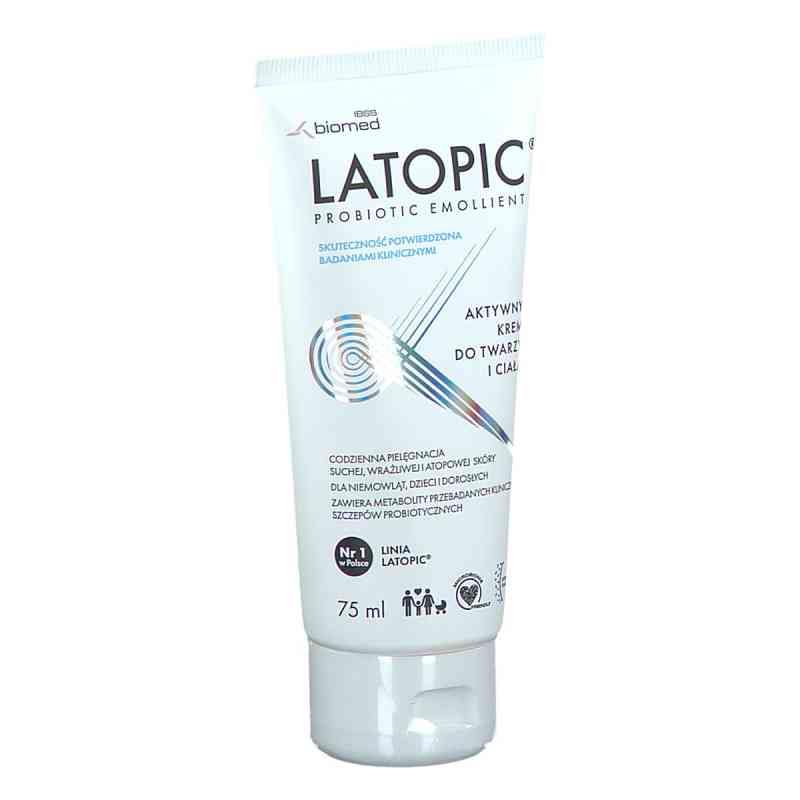 Latopic Aktywny Krem do twarzy i ciała 75 ml od INSTYTUT BIOTECHNOLOGII SUROWIC I SZCZEPIONEK BIOM PZN 08306523