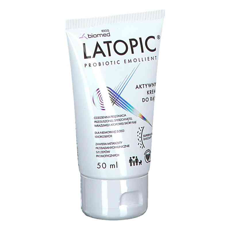 Latopic Krem do rąk regenerujący 50 ml od INSTYTUT BIOTECHNOLOGII SUROWIC I SZCZEPIONEK BIOM PZN 08304540