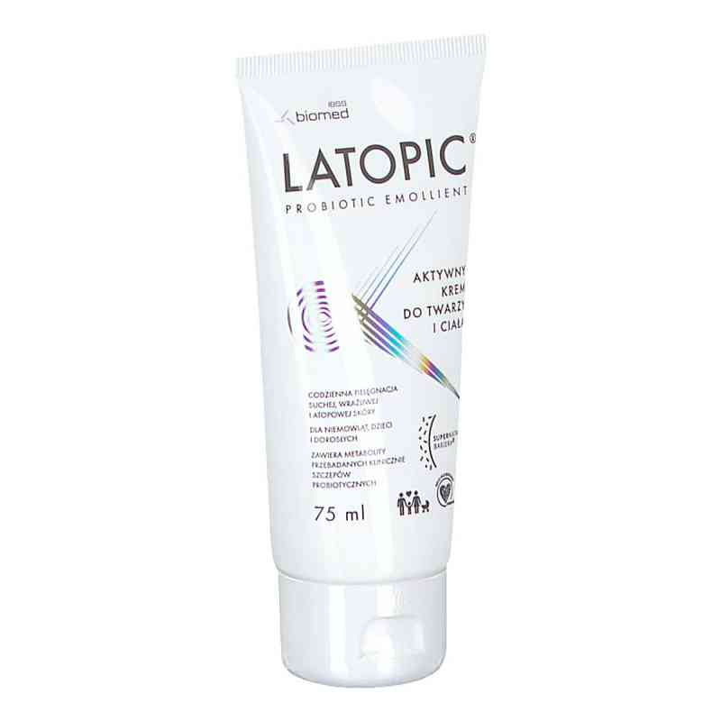 Latopic krem do twarzy i ciała aktywny 75 ml od INSTYTUT BIOTECHNOLOGII SUROWIC I SZCZEPIONEK BIOM PZN 08304539
