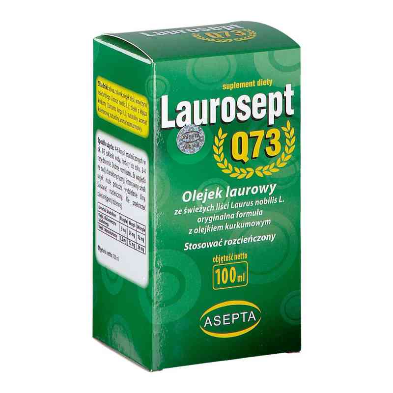 Laurosept Q73 olejek laurowy 100 ml od ASEPTA MGR DARIUSZ WĄSIKIEWICZ PZN 08301632