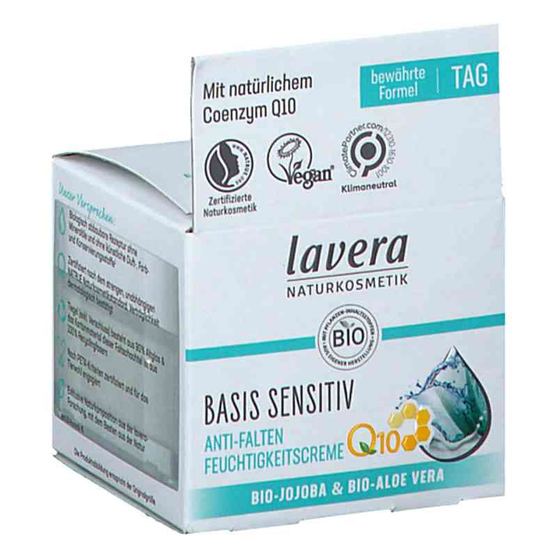 Lavera Basis Sensitiv Feuchtigkeitscreme Q10 50 ml od LAVERANA GMBH & Co. KG PZN 17828016