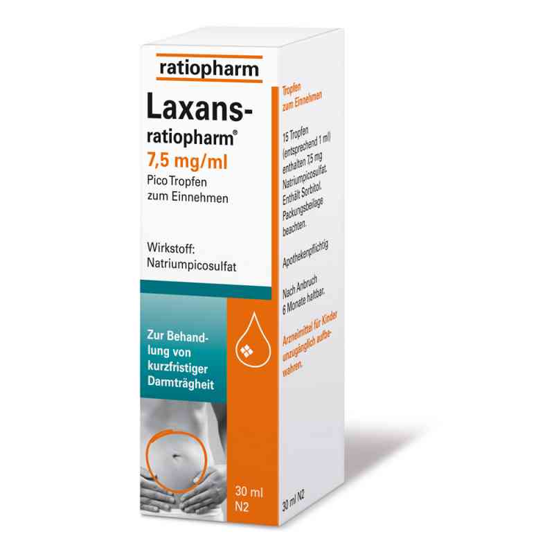 Laxans-ratiopharm 7,5mg/ml Pico 30 ml od ratiopharm GmbH PZN 04687790