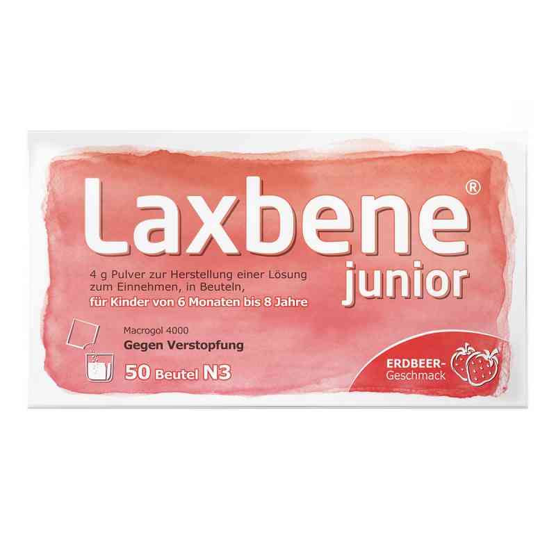 Laxbene junior 4 g truskawkowy 50 szt. od Recordati Pharma GmbH PZN 15235016