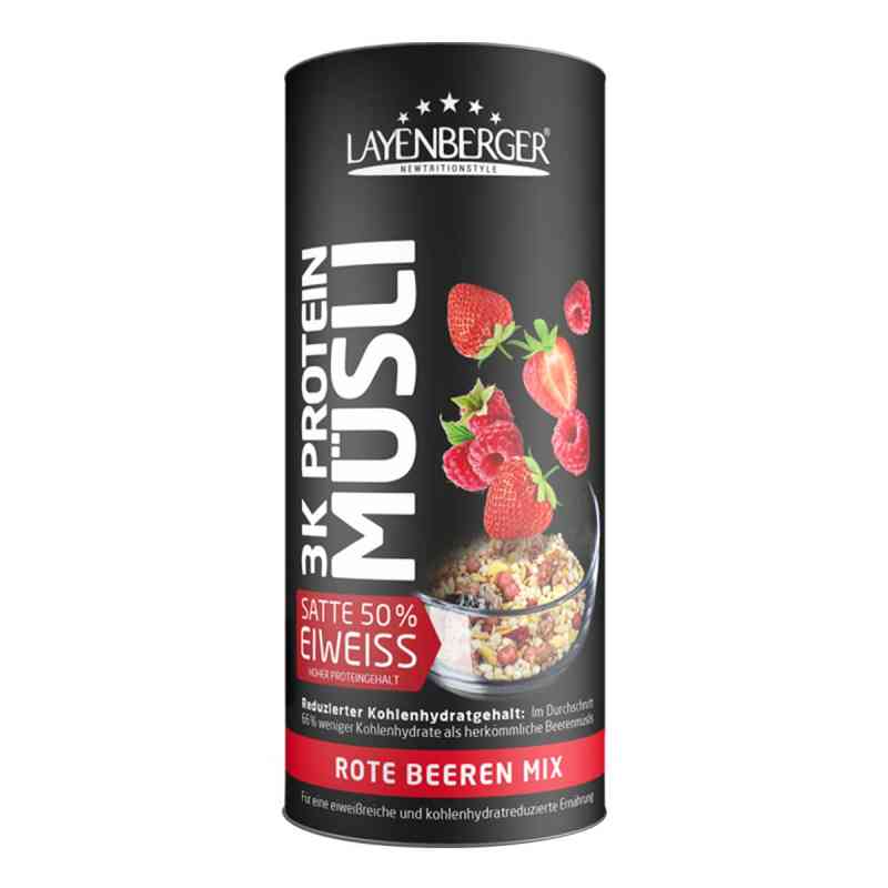 Layenberger 3k Protein Müsli Rote Beeren Mix 360 g