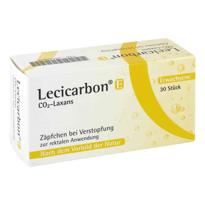 Lecicarbon E Co2 Laxans czopki 30 szt. od athenstaedt GmbH & Co KG PZN 04018818