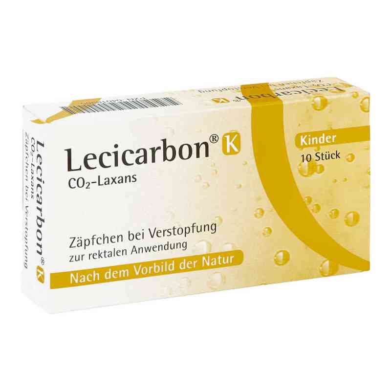 Lecicarbon K Co2 Laxans Kindersuppos. 10 szt. od athenstaedt GmbH & Co KG PZN 04018965