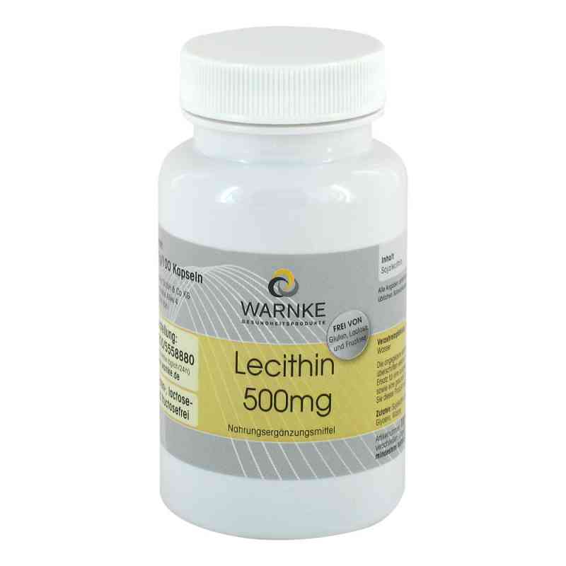 Lecithin 500 mg kapsułki 100 szt. od Warnke Vitalstoffe GmbH PZN 02530908