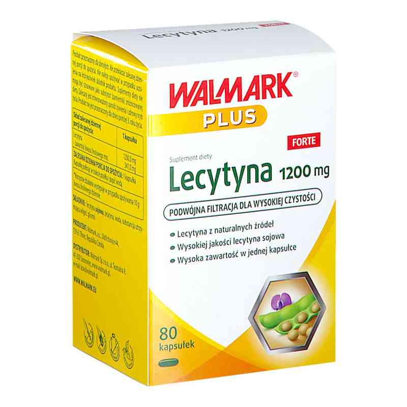 Lecytyna 1200 mg Forte tabletki 80  od WALMARK A.S. PZN 08303256
