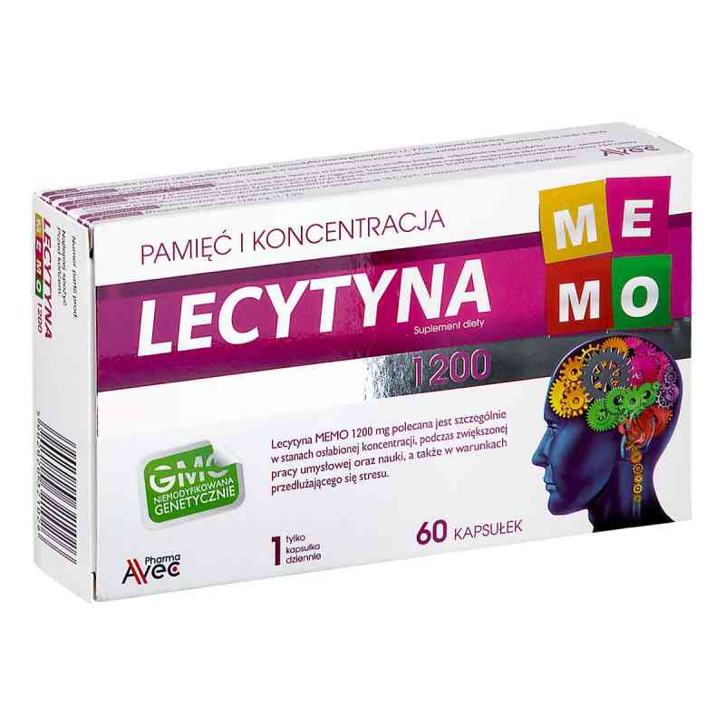 Lecytyna Memo 1200 60  od AVEC PHARMA SP. Z O.O. PZN 08306263