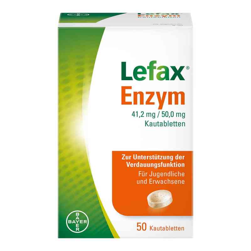 Lefax Enzym tabletki do żucia 50 szt. od Bayer Vital GmbH PZN 14329985