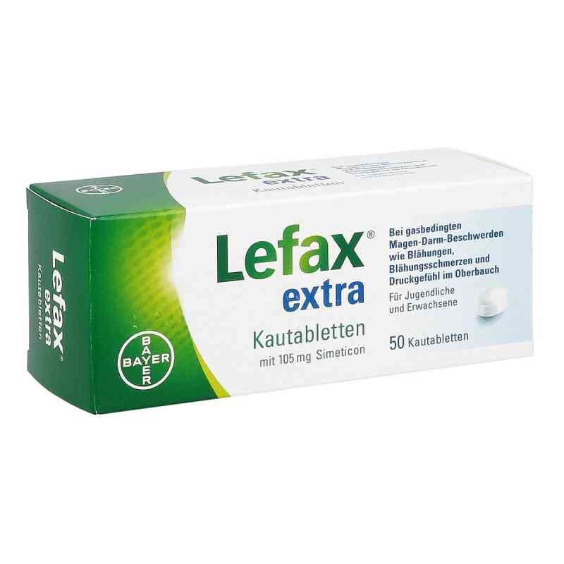 Lefax extra Kautabl. 50 szt. od Bayer Vital GmbH PZN 02563836
