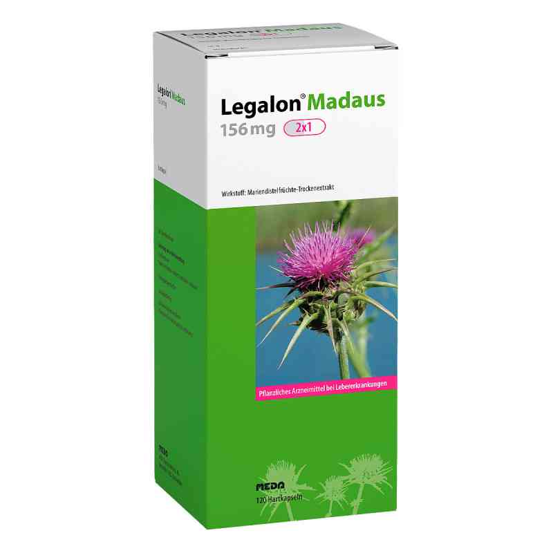 Legalon 156 mg Madaus kapsułki 120 szt. od Viatris Healthcare GmbH PZN 11548184
