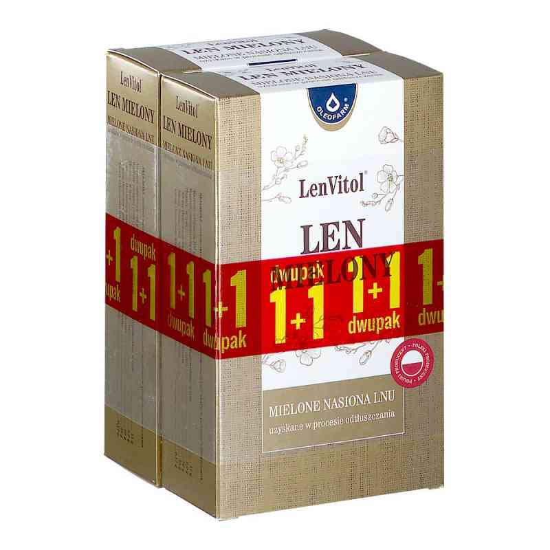 Len mielony Oleofarm 200g+200g 2  od OLEOFARM SP. Z O.O. PZN 08301631