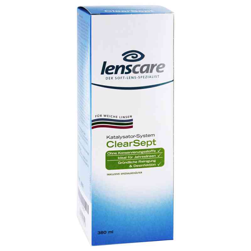 Lenscare ClearSept płyn do soczewek 380ml + pojemnik 1 op. od  PZN 01166843