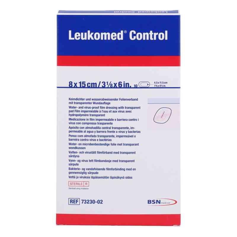 Leukomed Control Folienverband 8x15 cm 10 szt. od BSN medical GmbH PZN 11034290