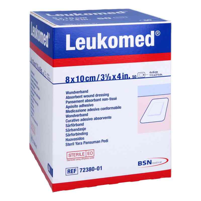 Leukomed sterile Pflaster 8x10 cm 50 szt. od Avitamed GmbH PZN 15572340