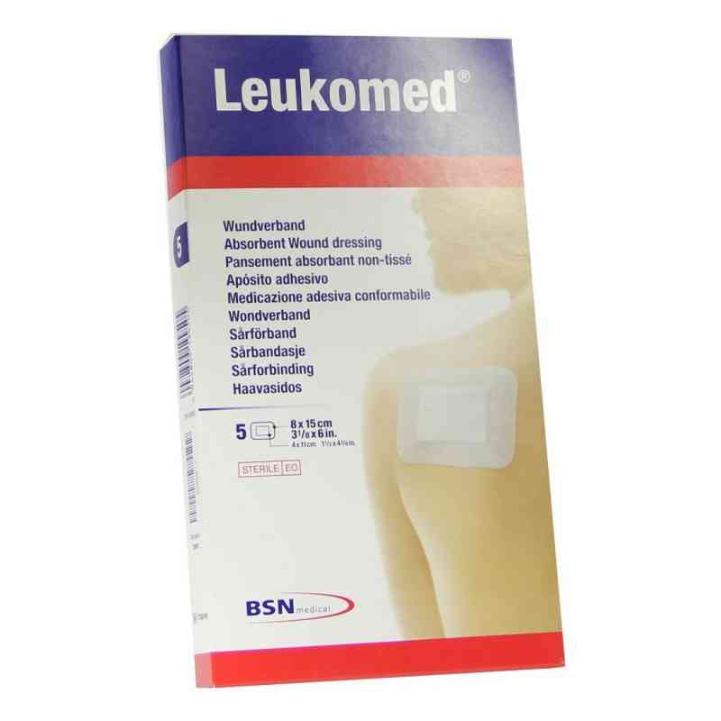 Leukomed sterylny plaster 8x15 cm 5 szt. od BSN medical GmbH PZN 01050945