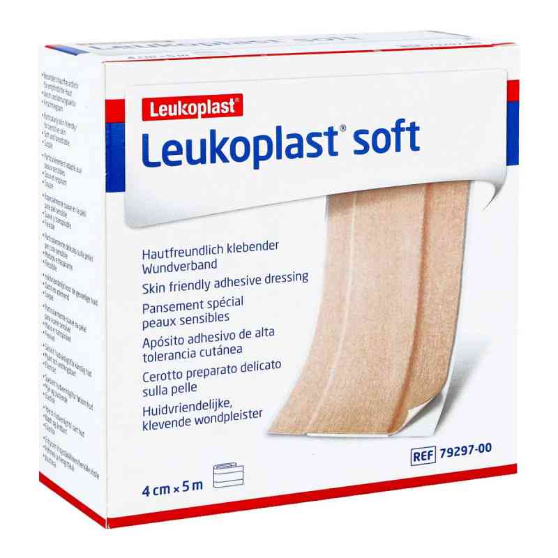 Leukoplast Soft Pflaster 4 cmx5 m Rolle 1 szt. od BSN medical GmbH PZN 13838383