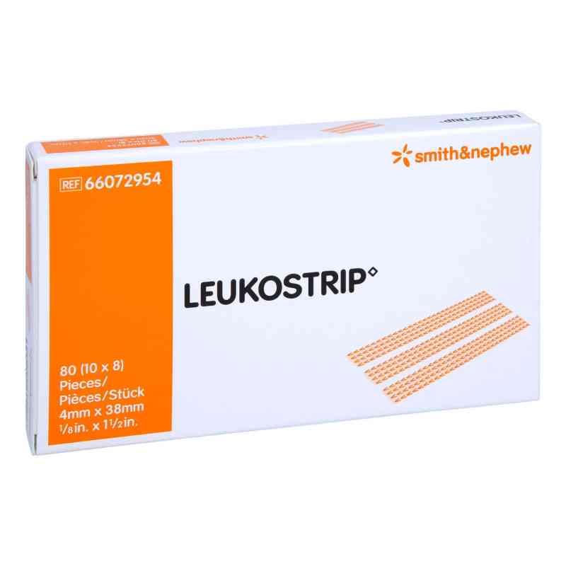 Leukostrip Wundnahtstreifen 4,0 x 38 mm 10X8 szt. od Smith & Nephew GmbH PZN 07610374