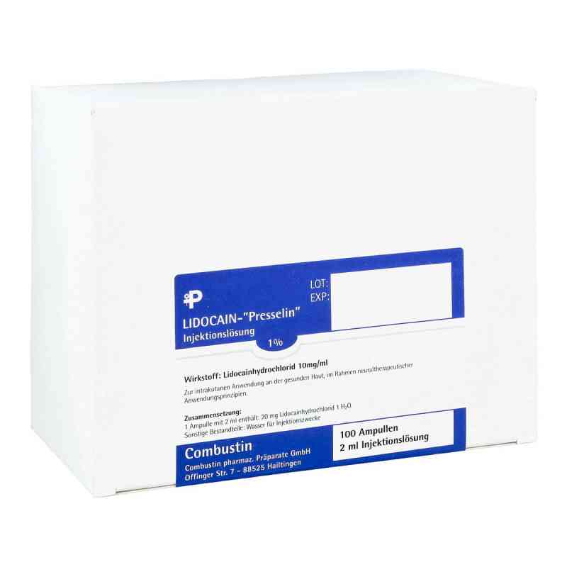 Lidocain Presselin 1% ampułki 100X2 ml od COMBUSTIN Pharmazeutische Präparate GmbH PZN 04307089