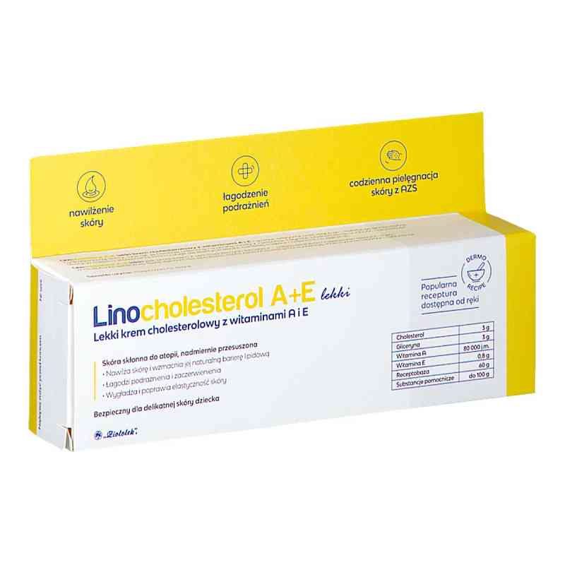 Linocholesterol A+E lekki krem cholesterolowy z witaminami A i E 80 g od PRZEDSIĘBIORSTWO FARMACEUTYCZNE  PZN 08303277