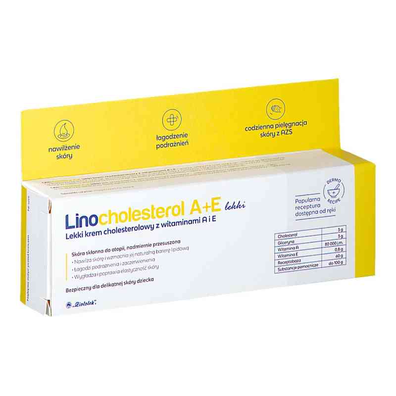 Linocholesterol A+E lekki krem cholesterolowy z witaminami A i E 80 g od PRZEDSIĘBIORSTWO FARMACEUTYCZNE 